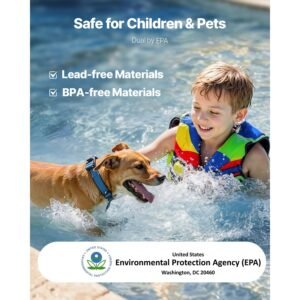 pool filter cartridge, 150 sq. ft spa hot tub filter cartridge replacement, compatible with pentair r173216, pleatco pap150, secure for kids & pet, trilobal pleated, easy to clean