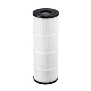 pool filter cartridge, 4x 80 sq. ft, spa hot tub filter cartridge replacement, compatible with pentair ccp320, pleatco pcc80 pak4, secure for kids & pet, easy to clean