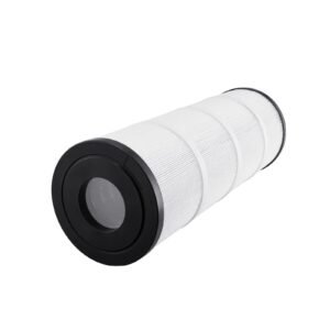 pool filter cartridge, 4x 80 sq. ft, spa hot tub filter cartridge replacement, compatible with pentair ccp320, pleatco pcc80 pak4, secure for kids & pet, easy to clean