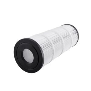 Pool Filter Cartridge, 50 Sq. Ft Spa Hot Tub Filter Cartridge Replacement, Compatible with Hayward C500, CX500-RE, Pleatco, Secure for Kids & Pet, Trilobal Pleated, Easy to Clean