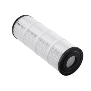 pool filter cartridge, 50 sq. ft spa hot tub filter cartridge replacement, compatible with hayward c500, cx500 re, pleatco, secure for kids & pet, trilobal pleated, easy to clean