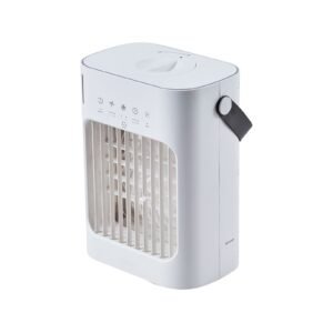 portable air conditioner, 4 in 1 evaporative air cooler, 3 speed mini air conditioner with 0 7h smart timer, 700ml water tank, 7 color light, personal mini desk ac fan for bedroom office room
