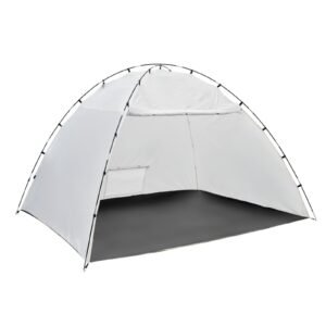 portable paint booth tent, 115.35 x 90.55 x 74 inch painting tent station, spray shelter with built in floor & mesh screen, large space, oxford spray painting tents for cupboard, chairs, tables
