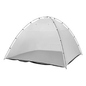 portable paint booth tent, 116.14 x 114.96 x 79.53 inch painting tent station, spray shelter with built in floor & mesh screen, large space, oxford spray painting tents for cupboard, chairs