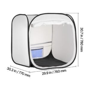 portable paint booth tent, 28.3 x 28.5 x 29.5 inch pop up portable spray paint tent with mesh door, spray painting tents for cabinets, chairs, models, tables, pop up design, efficient airflow
