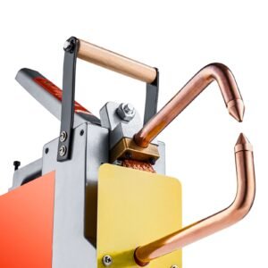 portable spot welder, 1/8 inch spot welder machine with 1.5kva input capacity, handheld welding tip gun, metal sheet spot welding machine for steel plates