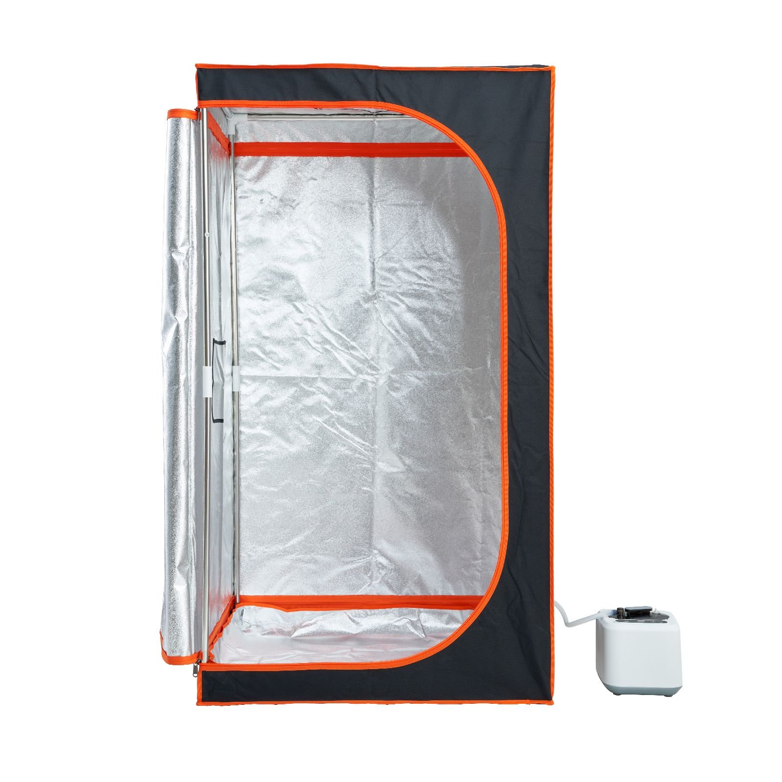 portable steam sauna tent full size, 1000w personal sauna blanket kit for home spa, detoxify & soothing heated body therapy, time & temperature remote control with floor mat