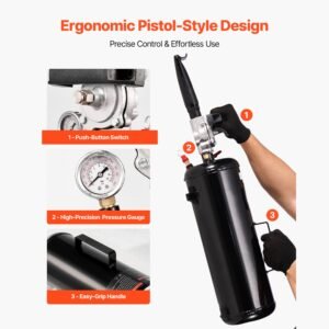 portable tire bead seater, 2.1 gal / 8 l air bead blaster, handheld tire inflator tool, 87 116 psi operating pressure, trigger seating inflator for car, compact suv, light truck, e bike, rv, atv