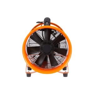 portable ventilator, 8 inch heavy duty cylinder fan with 33ft duct hose, 195w strong shop exhaust blower 1070cfm, industrial utility blower for sucking dust, smoke, smoke home/workplace