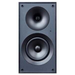 powered bookshelf speakers, 25w x 2, active studio monitor speaker with 5.25 inch woofer, bluetooth/rca/coaxial/optical/usb/subwoofer connection, wooden enclosure, for record player turntable pc