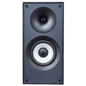 powered bookshelf speakers, 25w x 2, active studio monitor speaker with 5.5 inch woofer, bluetooth/rca/coaxial/optical/usb/subwoofer connection, wooden enclosure, for record player turntable pc