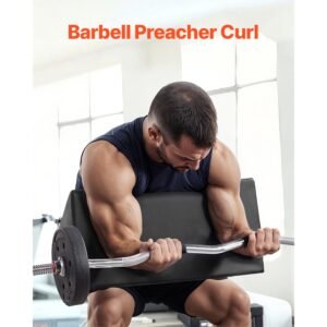 preacher curl pad, portable preacher pad, space saving bicep exercise support, high density eva foam weight lifting workout equipment, barbell & dumbbell bicep curl support isolator for home gym