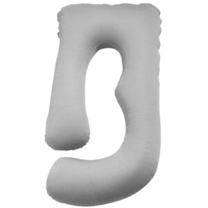 pregnancy pillow, g shaped maternity pillow for sleeping, full body support pillow with removable & washable cover, soft and breathable pregnancy body pillows for back, belly, hips, legs relief