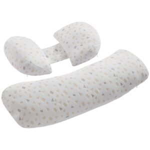 pregnancy pillows for sleeping, adjustable maternity pillow for pregnant women, soft pregnancy body pillow with removable & washable cover for back belly hip support, lightweight and portable