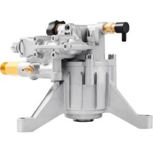 pressure washer pump, 7/8" shaft vertical, 3400 psi, 2.5 gpm, replacement power washer pumps kit, parts washer pump, compatible with honda, simpson, ryobi, briggs & stratton, subaru, craftsman