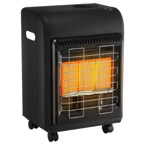 Propane Heater, 6000 to 18000 BTU Propane Cabinet Heater with 3 Modes Temp Settings & Tip-over Protection, Garage Radiator Heat up to 450 Sq.Ft, for Camping,Garage, Patio,Indoor/Outdoor