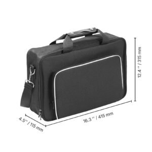 ps5 carrying case, travel bag for playstation 5 & ps5 slim waterproof nylon, soft interior lining & padded dividers for extra protection, spacious design with carry handle for storage, home
