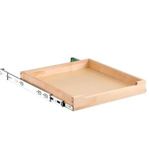 pull out cabinet organizer, 20"w x 21"d cabinet drawer, soft close slide out shelf, heavy duty sliding wood drawer, bottom and side assembly base cabinet organization for kitchen pantry bathroom