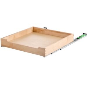 pull out cabinet organizer, 20"w x 21"d cabinet drawer, soft close slide out shelf, heavy duty sliding wood drawer, bottom and side assembly base cabinet organization for kitchen pantry bathroom