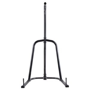 Punching Bag Stand, Steel Heavy Duty Workout Equipment, Boxing Punching Bag Stand, Holds Up to 140 lbs, Freestanding Sandbag Rack with Weighted Base, Training Equipment for Home Gym Fitness