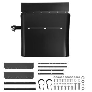 quarter fenders for semi trucks, 24" x 24" semi truck fenders with tube bracket and mounting hardware, 1 pair right & left quarter fender set, fit for freightliner, peterbilt, kenworth
