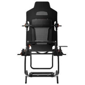 Racing Wheel Stand Foldable For Logitech G923/G920/G29, Steering Wheel Stand & Foot Pedal Angle Adjustable,Portable Steel Driving Simulator Cockpit-Thrustmaster T248P, GT/Formula Mode Large Size