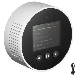 Radon Air Quality Meter Detector for Home 3.3Bq/m³ to 37kBq/m³ Battery Powered