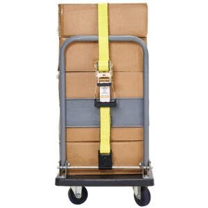 ratchet tie down straps (10pk), 10000 lb break strength, endless ratchet with 10 premium 2" x 30' tie downs heavy duty, track spring fittings for moving securing cargo, appliances, motorcycle