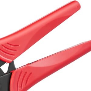 ratcheting crimping tool set for insulated electrical connectors awg22 10 with wire stripper and 210pcs heat shrink tubes labor saving ratcheting wire crimp pliers