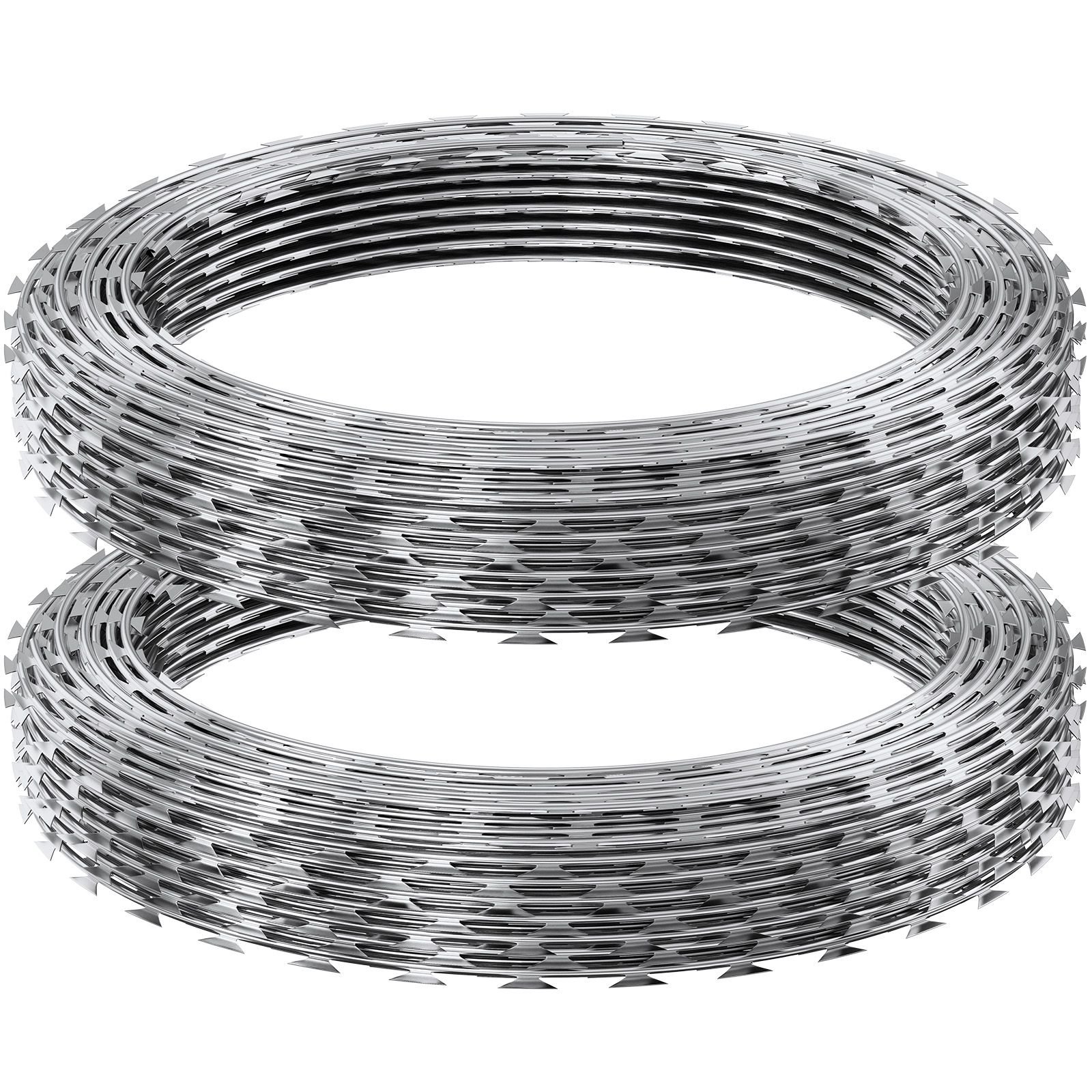 razor wires, 98 ft razor barbed wire, 2 rolls razor wire fencing razor fence, razor ribbon barbed wire galvanized razor wire fence, rolls razor for garden