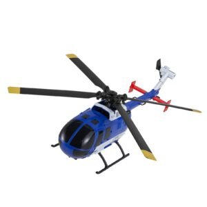 rc helicopter, 2.4ghz 4 propeller remote control helicopter with 6 axis gyro, 4 channel rc airplane for beginner, led light & one key takeoff/landing, plane toys for kids ages 8 and up