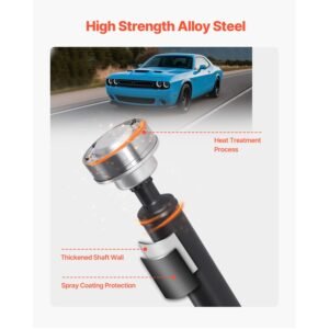 rear drive shaft, 71.7" 73.2" prop shaft driveshaft assembly compatible with 2015 2019 dodge challenger v6 3.6l, replace #976 987 976987 52123974ac 52123974ad 52123974ae 52123974af