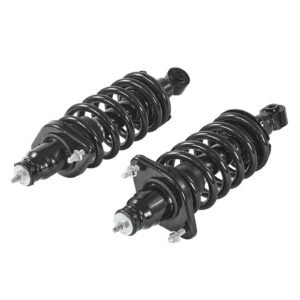 Rear Shock Absorber Strut Assembly, 2Pcs Shock and Strut Assembly with Coil Spring, Compatible with 2007-2009 Honda CR-V Models, Automotive Replacement Struts for OE 172497L 172497R