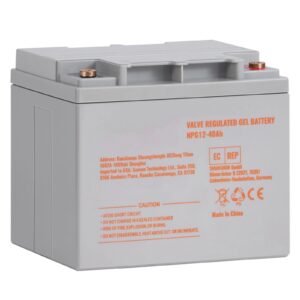rechargeable agm marine battery, 12v 40ah, with 400a discharge current, ideal for mobility scooters, electric wheelchairs, go karts, and e bikes