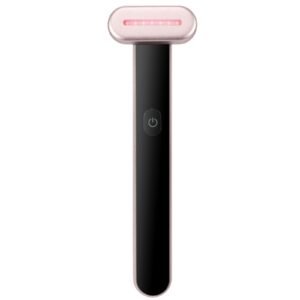 red light therapy wand for face and neck, 3 in 1 led facial wand red light therapy device with heating therapy| vibrating facial massage, portable led beauty wand