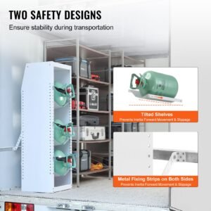 refrigerant tank rack, with 3 x 30 50lb bottle tanks, cylinder tank rack 14.64x13.97x46.06 in, refrigerant cylinder rack gas cylinder racks and holders for freon, gases, oxygen, nitrogen