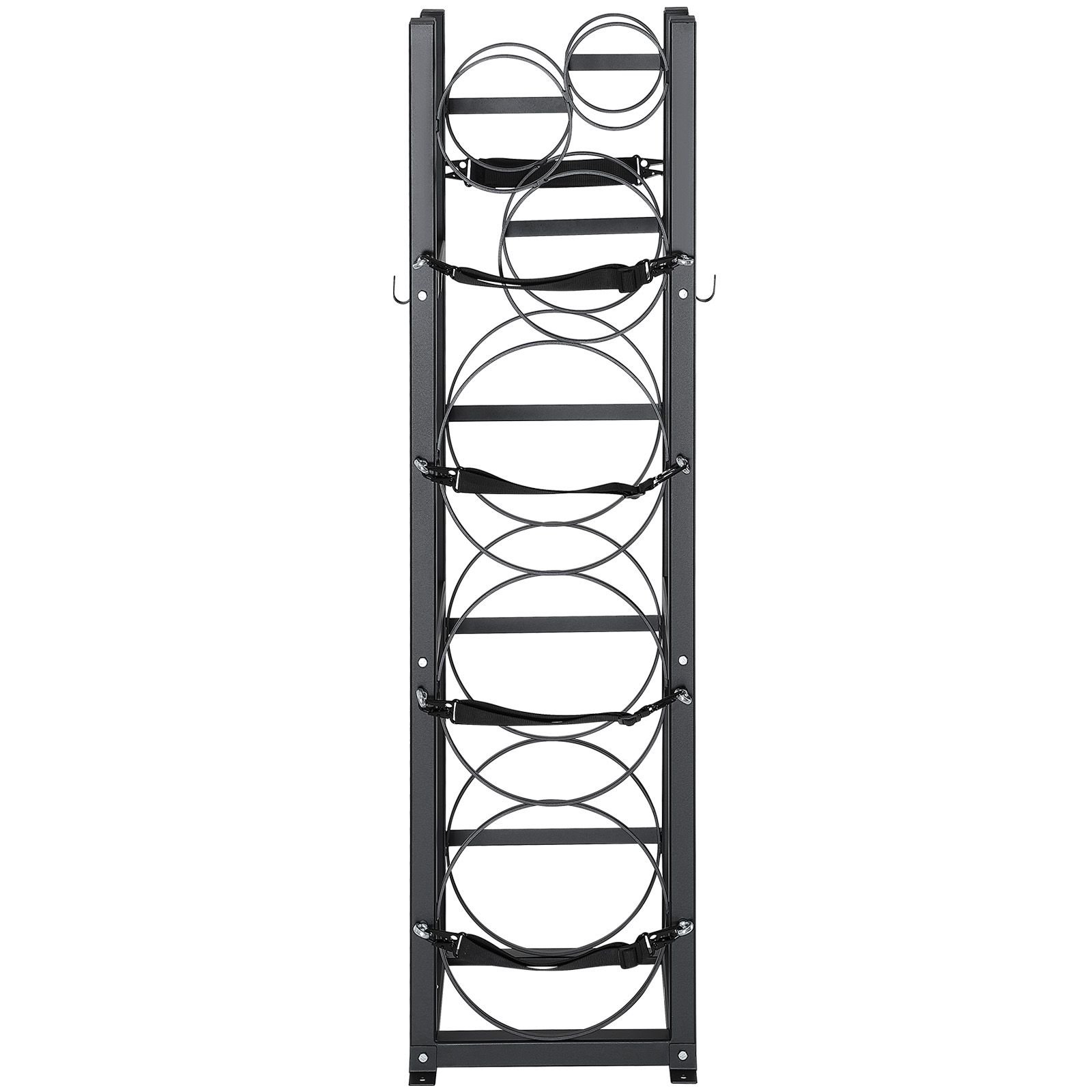 refrigerant tank rack, with 3 x 30lbs and other 3 small bottle tanks, cylinder tank rack 12.79x12.99x47.12 in, refrigerant cylinder rack and holders for freon, gases, oxygen, nitrogen