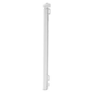 Retractable Baby Gate, Extends to 56.3 inch Wide, 31.3 inch Tall, with Security Lock, Easy to Use, Walk Through Without Tripping, Mesh Dog Gate for Stairs, Hallways, Indoor/Outdoor, White