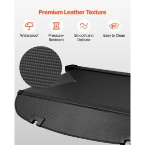 retractable cargo cover, upgraded carbon fiber texture trunk cover, anti peeping luggage privacy shield, easy installation security shade car accessories, for mazda cx 5 2017 2025 5 seater