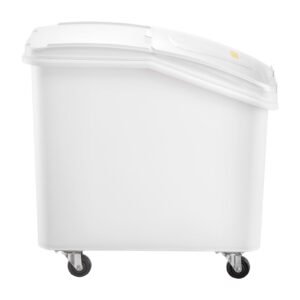 rice storage container, 21gallon/80l capacity large dog food dispenser bin, kitchen ingredient grain cereal flour bin, pet food containers with wheels, scoop, and airtight lid, 1 pack