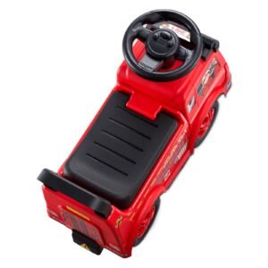 ride on push car for toddlers, ages 1 3, ride racer, sit to stand toddler ride on toy, classic kids ride on car with music steering wheel & under seat storage, ride on toy for boys girls, red