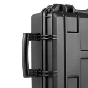 rifle case, rifle hard case with 3 layers fully protective foams, 42 inch lockable hard gun case with wheels, ip67 waterproof & crushproof, for two rifles or shotguns, airsoft gun