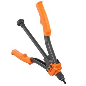 rivet nut tool, 14' rivnut tool kit with 7 pcs metric and sae mandrels, 70 pcs assorted rivet nuts, 10 24, 1/4 20, m6, 5/16 18, m8, 3/8 16, m10, rivet nut kit with rugged carrying case