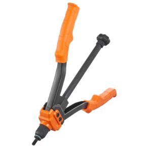 rivet nut tool, 14' rivnut tool kit with 7 pcs metric and sae mandrels, 70 pcs assorted rivet nuts, 10 24, 1/4 20, m6, 5/16 18, m8, 3/8 16, m10, rivet nut kit with rugged carrying case