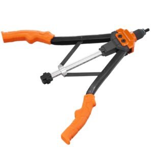 rivet nut tool, 16 inch rivnut tool kit with 13pcs metric and sae mandrels, 186pcs rivet nuts, semi auto retraction, m3, m4, m5, m6, m8, m10, m12, 1/4 20, 5/16 18, 3/8 16, 1/2 13, 8 32, 10 24