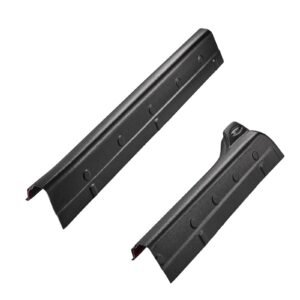 Rocker Panel Guard, 4-Piece Set Compatible with 2014-2018 Chevrolet Silverado 1500 Extended Cab, Replacement for 14068 Trail Armor Side Skirts Extension Body Kit, Driver Side, 3M Adhesive, Black