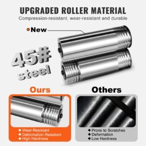 rolling mill, 1.77"/45 mm jewelry rolling mill machine, 1: 2.4 gear ratio, 3 in 1 multi function rolling mill, 0 6 mm press thickness for metal jewelry making sheet square wire semicircle