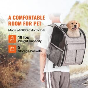 rolling pet carrier backpack with removable wheels for under 18lbs, large soft sided wheeled dog carrier cat travel carrier airline approved for small dogs and medium cats with upgraded wheels