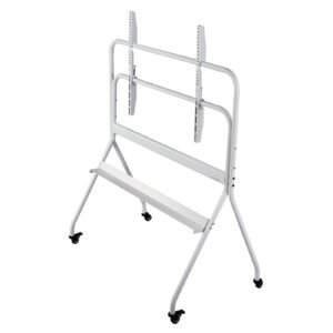 Rolling TV Stand, Mobile TV Cart for 35-100 Inch LED/LCD/OLED Flat/Curved TVs, Portable Monitor Stand with Wheels Hold up to 198 lbs for Living Room, Bedroom, Office, Outdoor, Max VESA 800x600mm