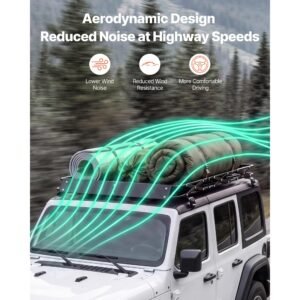 roof rack cargo basket, 64 x 39 x 4 in, heavy duty roof top carrier basket with folding design, 200 lbs capacity, all weather easy install car top luggage holder, universal fit for suv truck car